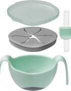 B.Box 3 in 1 Bowl & Straw miska s brčkem Pisctachio 250 ml
