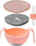 B.Box 3 in 1 Bowl & Straw miska s brčkem Tutti Fruitti 250 ml