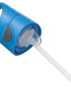 B.Box Bottle with Straw láhev s brčkem Blue Gray 1 ks