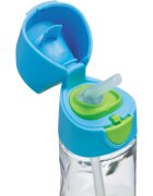 B.Box Bottle with Straw láhev s brčkem Blue Green 1 ks