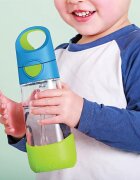 B.Box Bottle with Straw láhev s brčkem Blue Green 1 ks