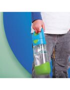 B.Box Bottle with Straw láhev s brčkem Blue Green 1 ks