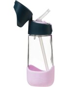 B.Box Bottle with Straw láhev s brčkem Indigo Pink 1 ks