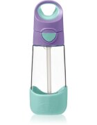B.Box Bottle with Straw láhev s brčkem Lilac Pop 1 ks