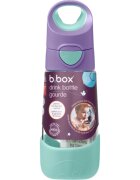 B.Box Bottle with Straw láhev s brčkem Lilac Pop 1 ks