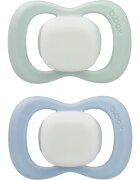 B.Box Glow 0-6m dudlík Sky/Sage 2 ks
