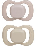 B.Box Silicone 6m+ dudlík Blush/Latte 2 ks