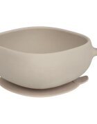 B.Box Silicone Bowl silikonová miska s víčkem Beige 300 ml