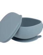 B.Box Silicone Bowl silikonová miska s víčkem Blue 300 ml