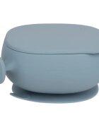 B.Box Silicone Bowl silikonová miska s víčkem Blue 300 ml