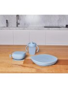 B.Box Silicone Bowl silikonová miska s víčkem Blue 300 ml