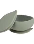 B.Box Silicone Bowl silikonová miska s víčkem Green 300 ml