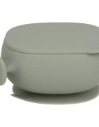B.Box Silicone Bowl silikonová miska s víčkem Green 300 ml