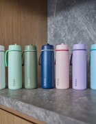 B.Box Stainless Steel Thermos Bottle termoláhev s brčkem Lagoon 1 ks
