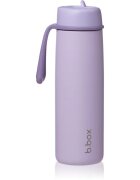 B.Box Stainless Steel Thermos Bottle termoláhev s brčkem Lilac Love 1 ks