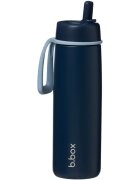 B.Box Stainless Steel Thermos Bottle termoláhev s brčkem Midnight 1 ks