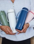 B.Box Stainless Steel Thermos Bottle termoláhev s brčkem Midnight 1 ks