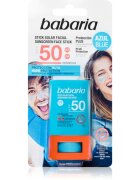 Babaria Blue Face Sun Stick ochranná hydratační tyčinka na obličej a citlivá místa SPF 50 20 ml