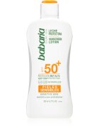 Babaria Sun Sensitive opalovací mléko pro citlivou pokožku SPF 50+ 200 ml