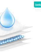 Baboo AirComfort Disposable Absorbing Changing Pads jednorázové přebalovací podložky 60x60 cm 20 ks