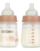 Baboo Anti-colic Feeding Bottle antikoliková láhev pro děti od narození Au Naturale 0 m+ 1 ks