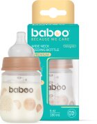 Baboo Anti-colic Feeding Bottle antikoliková láhev pro děti od narození Au Naturale 0 m+ 1 ks