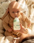 Baboo Anti-colic Feeding Bottle antikoliková láhev pro děti od narození Peachy Keen 0 m+ 1 ks