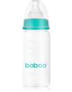 Baboo Anti-Colic Glass Bottle antikoliková skleněná láhev 0m+ 120 ml