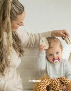 Baboo Baby Hair Brush and Comb Set sada na vlasy pro děti od narození Beige 2 ks