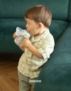 Baboo Cup with Silicone Spout hrnek s držadly Peachy Keen 6m+ 1 ks