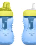 Baboo Cup with Silicone Spout hrnek se silikonovým pítkem Blue 6m+ 260 ml