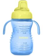 Baboo Cup with Silicone Spout hrnek se silikonovým pítkem Blue 6m+ 260 ml