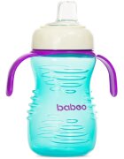 Baboo Cup with Silicone Spout hrnek se silikonovým pítkem Mint 6m+ 260 ml