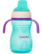 Baboo Cup with Silicone Spout hrnek se silikonovým pítkem Mint 6m+ 260 ml