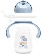 Baboo Cup with Silicone Straw hrnek s brčkem Blue Haze 9m+ 1 ks