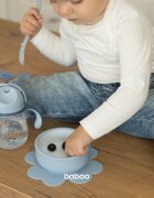 Baboo Cup with Silicone Straw hrnek s brčkem Blue Haze 9m+ 1 ks