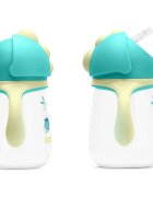 Baboo Cup with Silicone Straw hrnek s brčkem Lagoon Fiesta 9m+ 1 ks