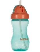 Baboo Cup with Silicone Straw láhev s brčkem Green 9m+ 360 ml