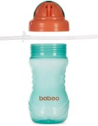 Baboo Cup with Silicone Straw láhev s brčkem Green 9m+ 360 ml
