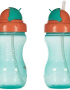 Baboo Cup with Silicone Straw láhev s brčkem Green 9m+ 360 ml