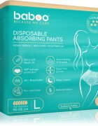Baboo Disposable Absorbing Pants jednorázové plenkové kalhotky velikost L 5 ks