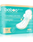 Baboo Postpartum Maternity Pads porodnické vložky jednorázové velikost M 10 ks