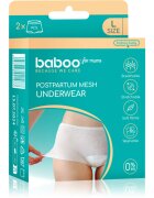 Baboo Postpartum Mesh Pants poporodní kalhotky velikost L 2 ks