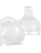 Baboo Premium Silicone Teat Medium Flow savička na láhev 3m+ 2 ks