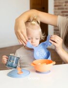 Baboo Silicone Bib bryndák Blue Haze 4m+ 1 ks