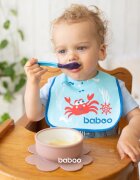 Baboo Silicone Bowl silikonová miska s přísavkou Au Naturale 6m+ 1 ks