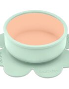Baboo Silicone Bowl silikonová miska s přísavkou Peachy Keen 6m+ 1 ks