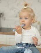 Baboo Silicone Spoon lžička Blue Haze 6m+ 1 ks