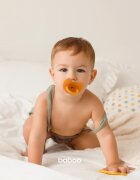 Baboo Soothers Round Latex dudlík 0m+ 1 ks