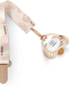 Baboo Textile Soother Holder klip na dudlík Au Naturale 1 ks